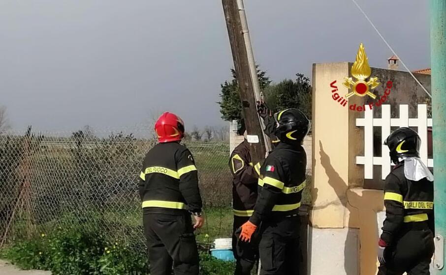la messa in sicurezza di un traliccio