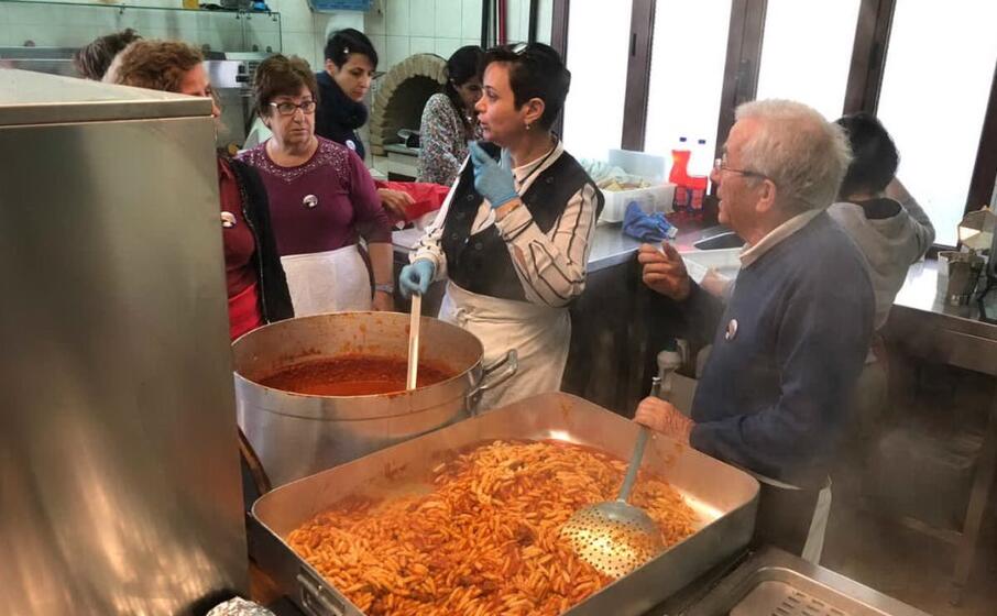 un momento del pranzo