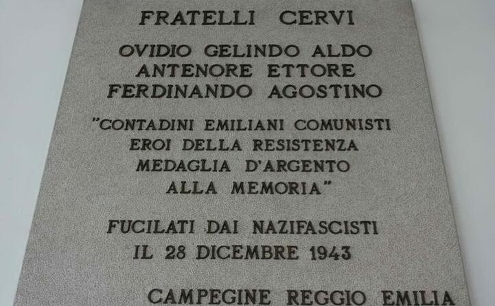 la lapide a loro dedicata