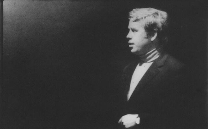 il giovane havel in una foto del 1965