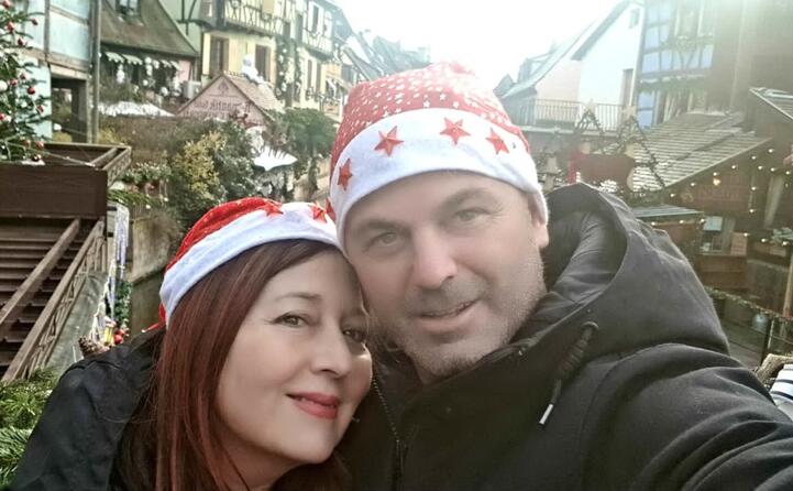 buon natale da corrado e katia in vacanza a colmar in francia