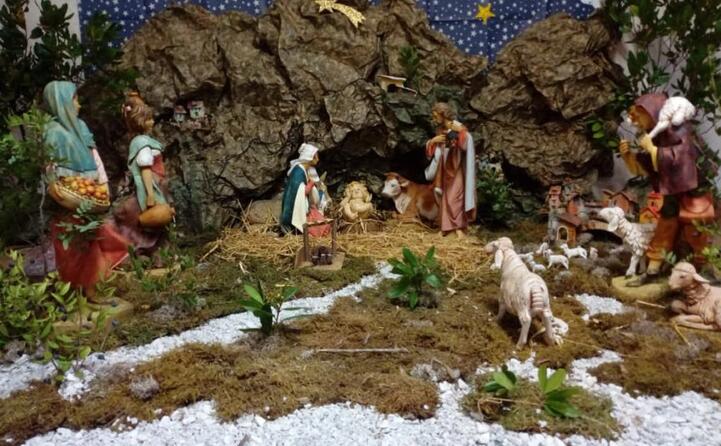 il presepe della casa di riposo madre maria cocco a sant andrea frius