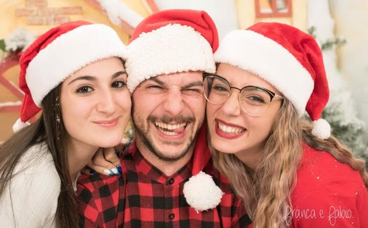 martina lorenzo e lorena pronti a festeggiare il natale
