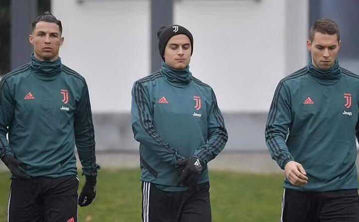 cristiano ronaldo paulo dybala e marko pjaca (foto pagina ufficiale facebook)