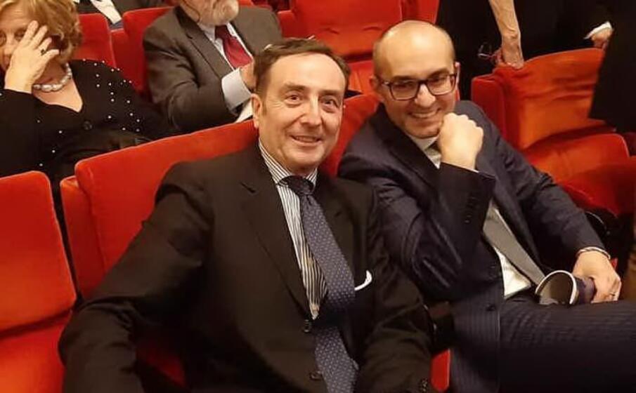 il sovrintendente nicola colabianchi con il sindaco paolo truzzu (ansa)