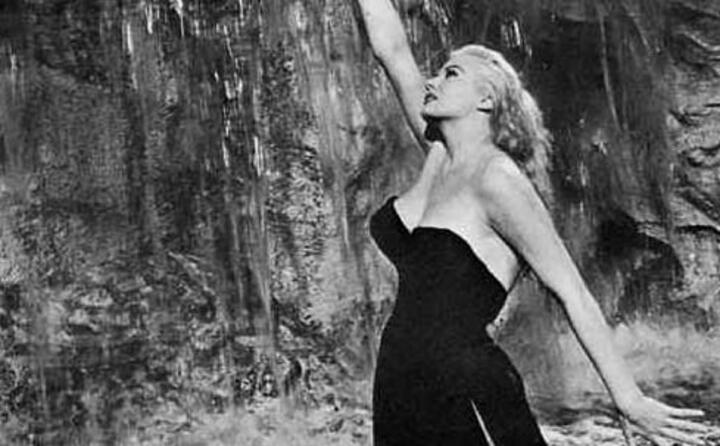 la ekberg in la dolce vita del 1960
