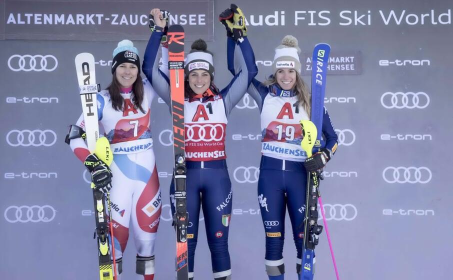 wendy holdener federica brignone e marta bassino