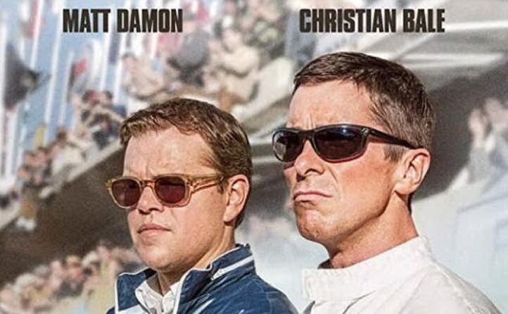 matt damon e christian bale in le mans 66 la grande sfida (foto pagine ufficiali dei film archivio l unione sarda e wikipedia)