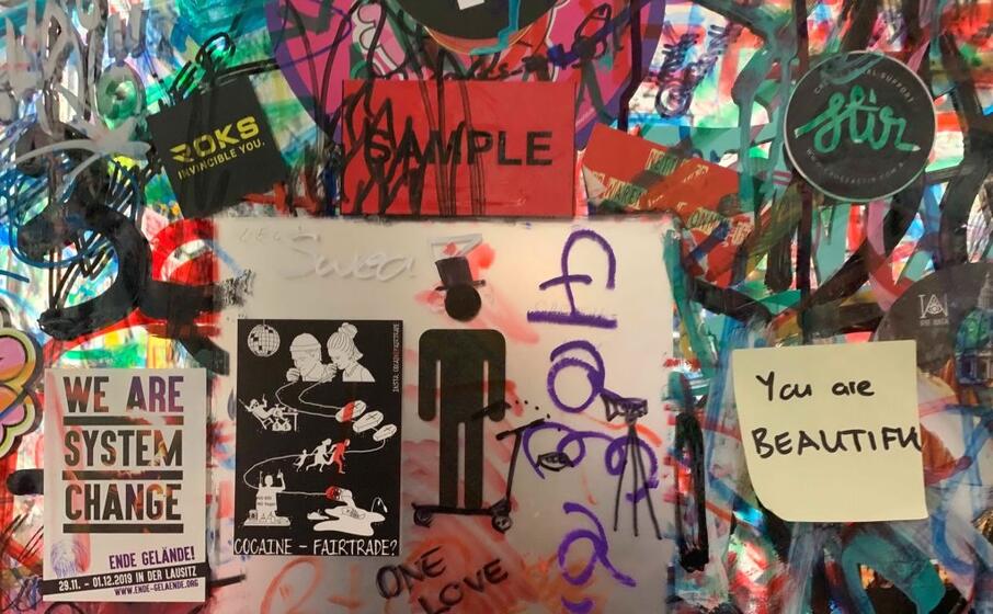 un particolare della toilette del museo (foto l unione sarda c pinna)