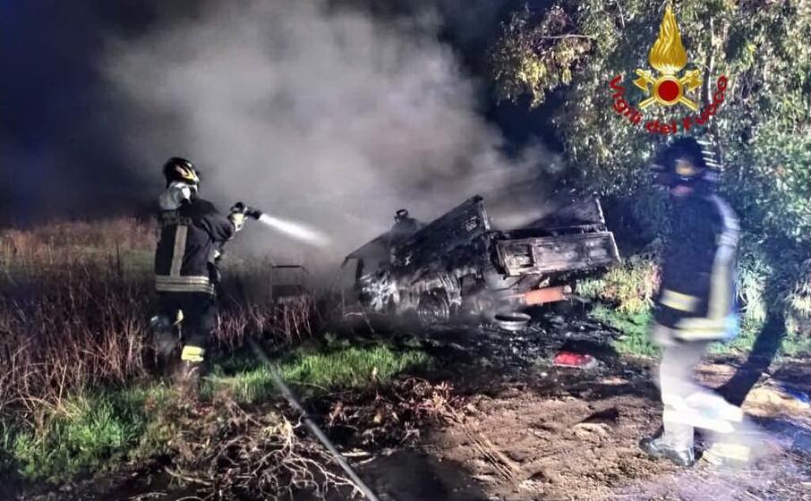 l intervento dei vigili del fuoco