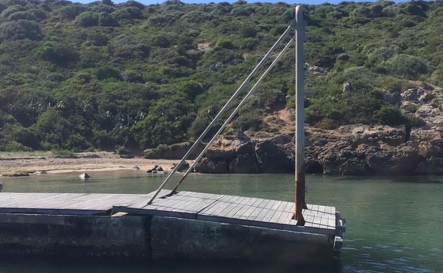 il pontile (l unione sarda foto pinna)