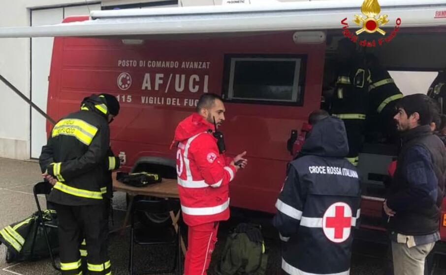 una fase delle ricerche