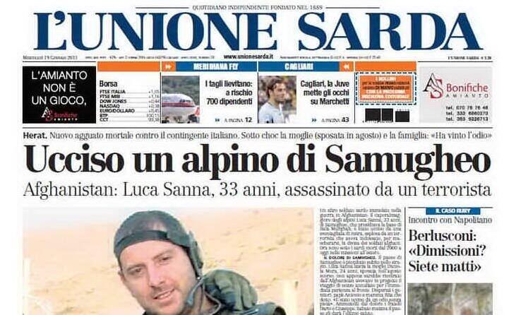 la notizia su l unione sarda