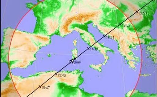 La rotta della Iss