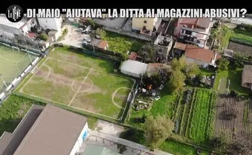 I terreni dei Di Maio a Mariglianella (frame del servizio Le Iene)