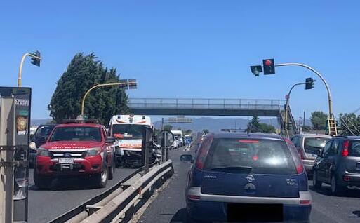 Il luogo dell'incidente (foto L'Unione Sarda - Serreli)