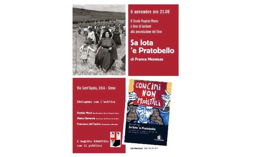 La locandina dell'evento (foto circolo "Peppino Mereu")
