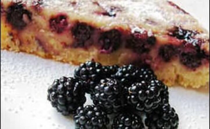 una torta di more