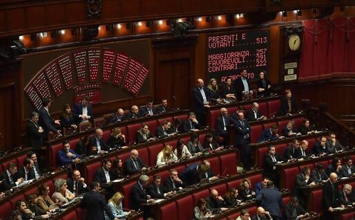 I risultati del voto alla Camera (Ansa - Di Meo)