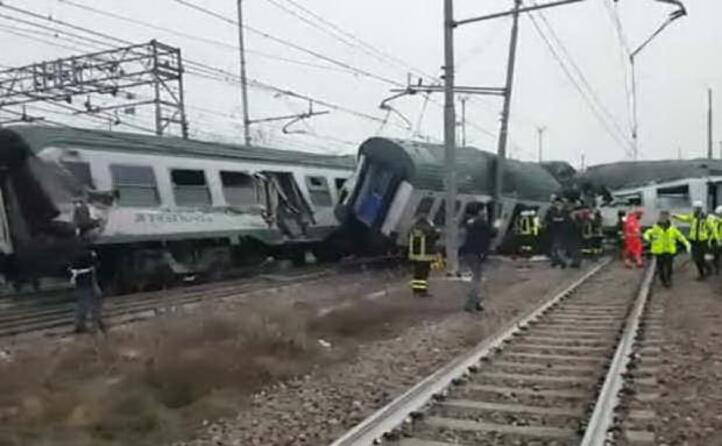 il luogo in cui il treno ucito dai binari
