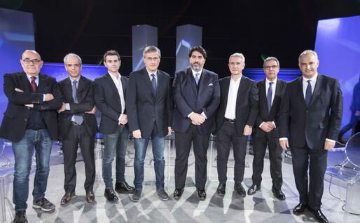 Lo studio di Monitor con i candidati alle ultime regionali
