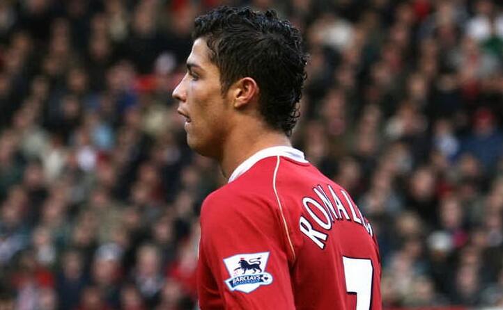 cr7 con il manchester united