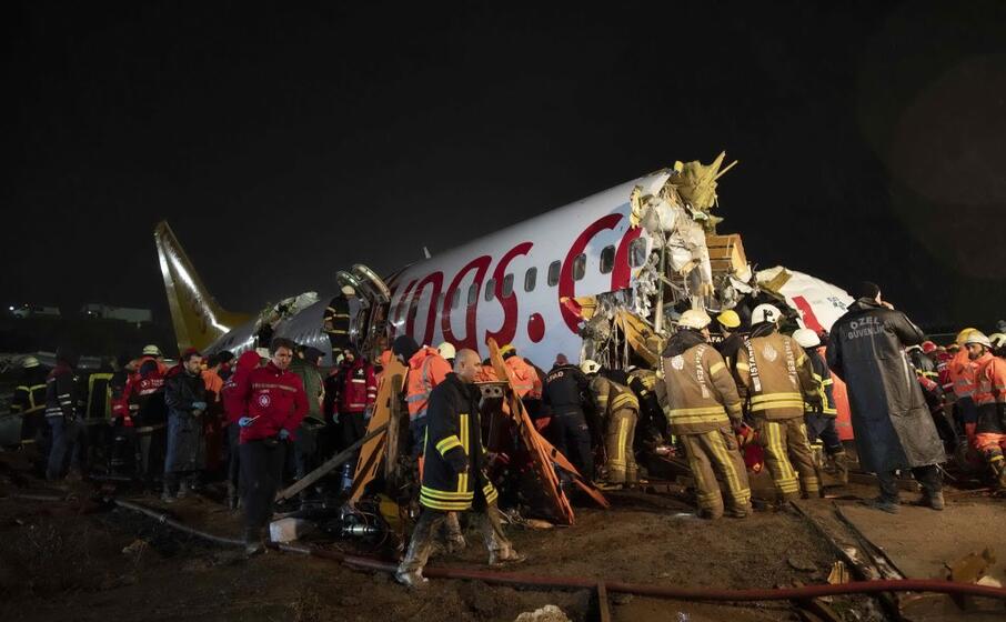 il velivolo della pegasus airlines portava 177 passeggeri