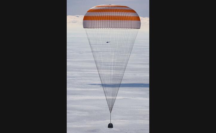 la discesa della soyuz