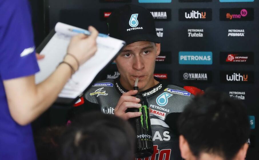 ora su quella moto c seduto fabio quartararo