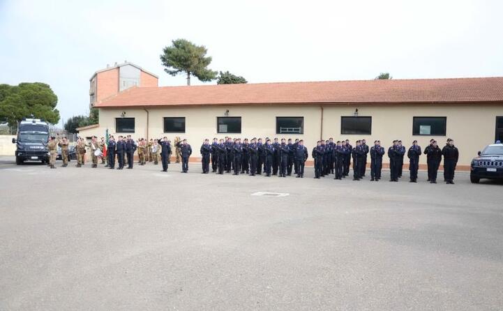 cerimonia alla caserma livio duce di cagliari