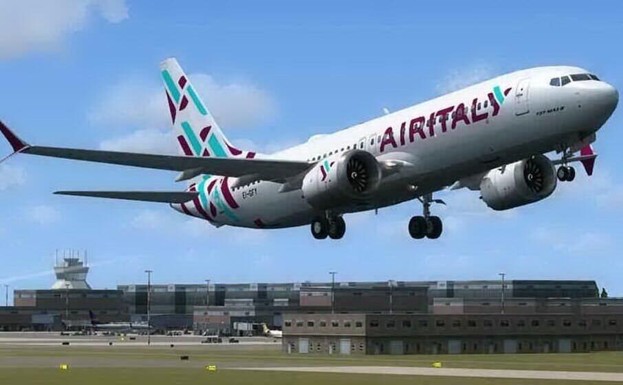 un volo air italy (archivio l unione sarda)