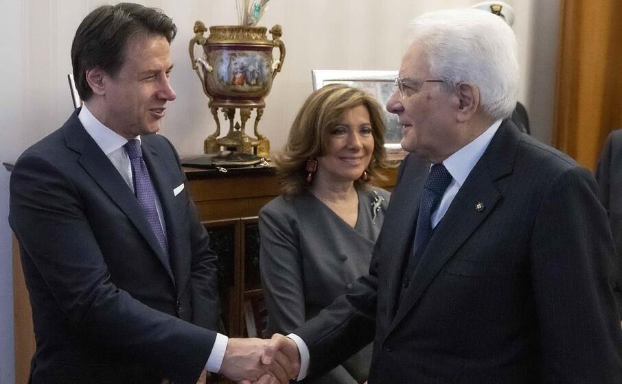 conte e mattarella (ansa ufficio stampa quirinale giandotti)