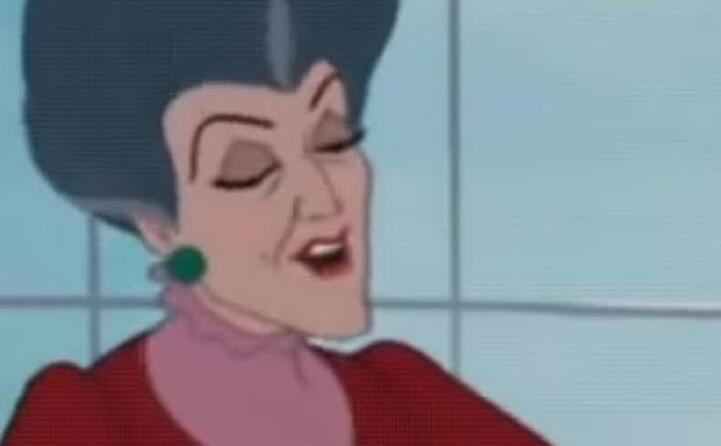 il padre di cenerentola si sposa con lady tremaine