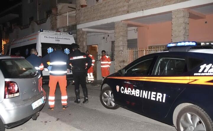 il luogo del ritrovamento del corpo (foto l unione sarda calvi)