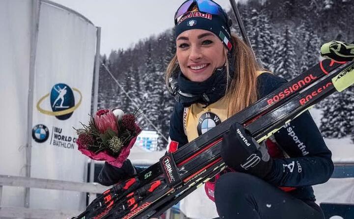 la 29enne si imposta nell individuale di anterselva in trentino