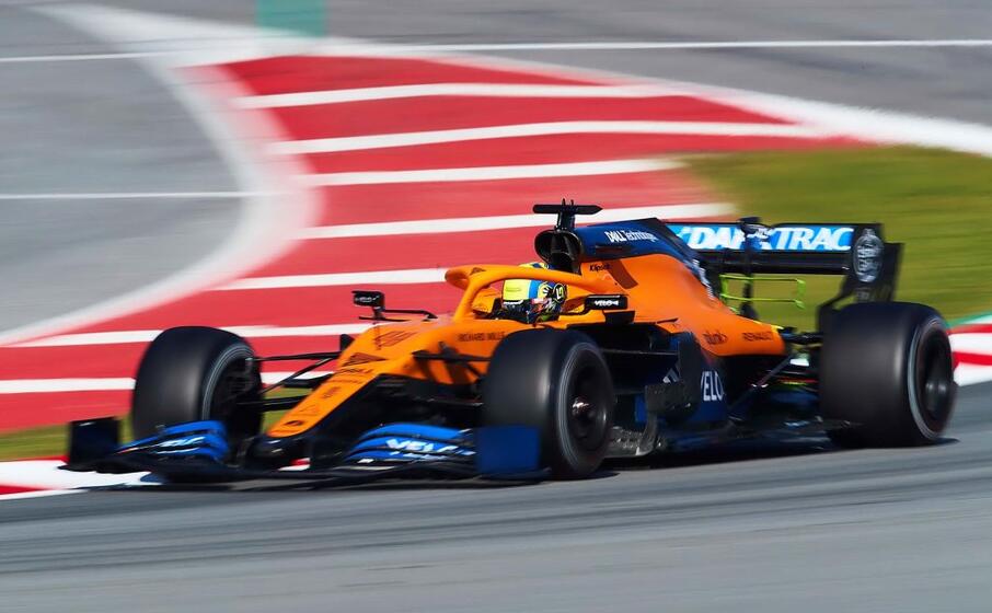 la mclaren di lando norris