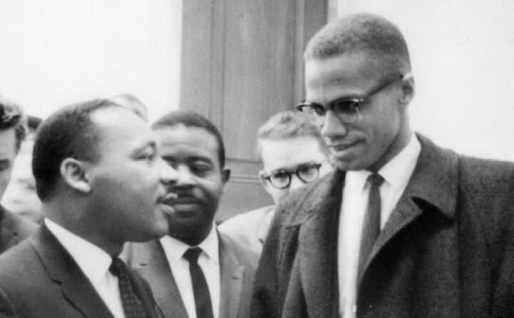 insieme a martin luther king (foto wikipedia)