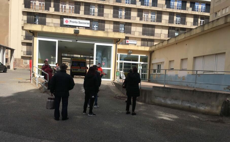 il pronto soccorso del sirai (foto scano)