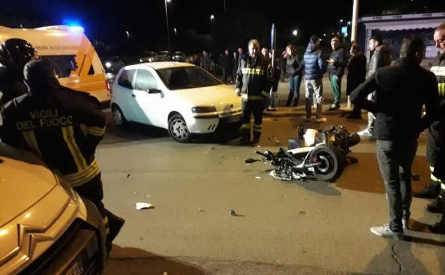 il luogo dell incidente (foto m pala)