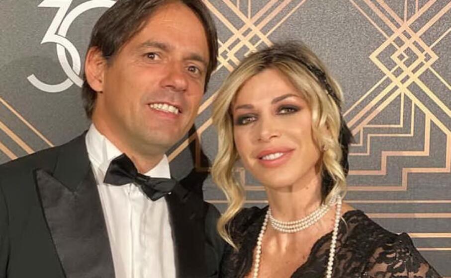simone inzaghi e la moglie gaia lucariello (foto instagram)