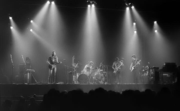 uno dei primi concerti del tour di the dark side of the moon