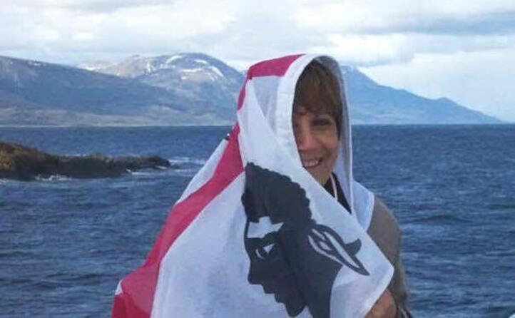 angela solinas a ushuaia in argentina