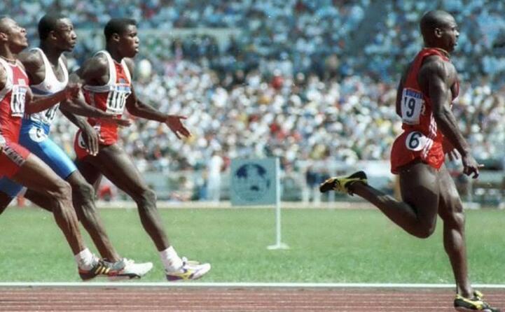 nel 1988 ai giochi olimpici di seul fu trovato positivo dopo aver vinto la finale dei 100 metri piani
