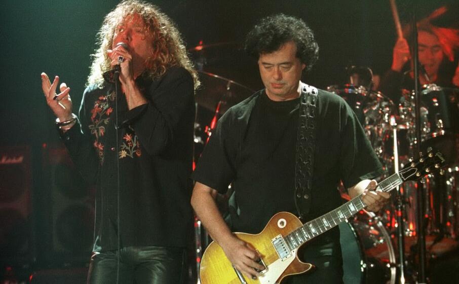 robert plant e jimmy page (archivio us)