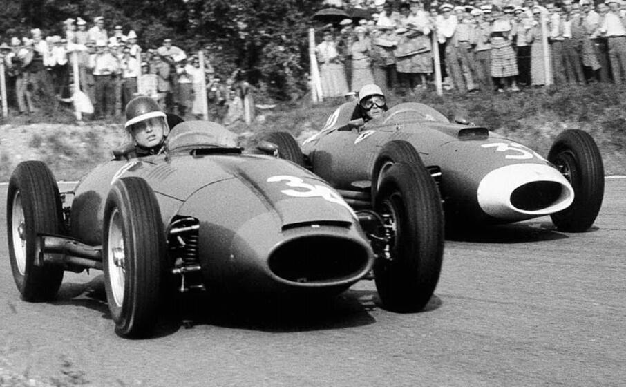 hawtorn e musso a monza nel 1957 (foto concessa)