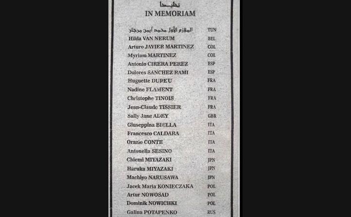 la targa posta in memoria delle vittime (foto wikipedia)