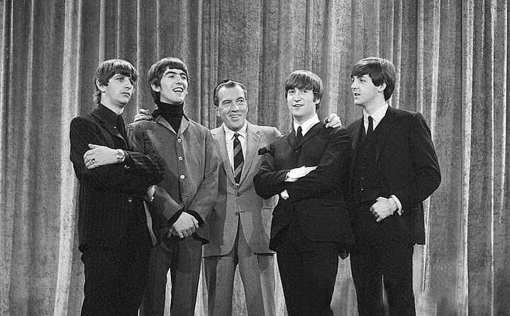 i baronetti di liverpool all ed sullivan show (foto wikipedia)