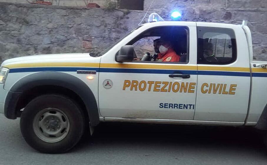 protezione civile a serrenti (foto c onnis)