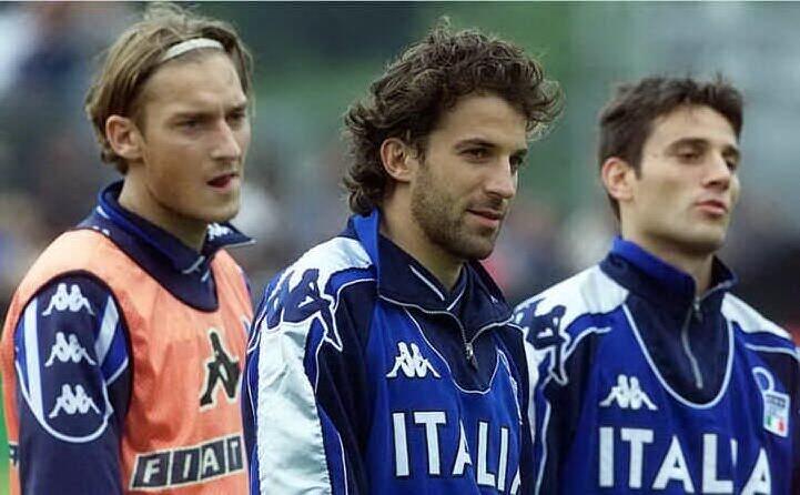 europei 2000 con del piero e montella in nazionale