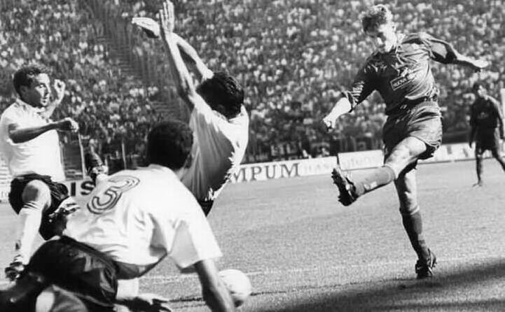 il primo gol in serie a contro il foggia